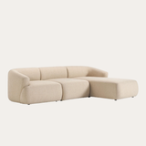 Sofa góc Mood Trio 3 module màu be - góc nhìn bên
