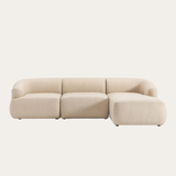 Sofa góc Mood Trio 3 module màu be - góc chính diện