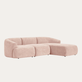 Sofa góc Mood Trio 3 module màu hồng - góc nhìn bên