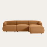 Sofa góc Mood Trio 3 module màu nâu - góc chính diện