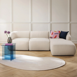 Sofa góc Mood Trio 3 module màu trắng kem - góc phối cảnh
