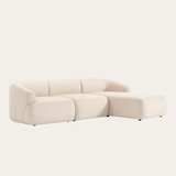 Sofa góc Mood Trio 3 module màu trắng kem - góc nhìn bên