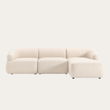 Sofa góc Mood Trio 3 module màu trắng kem - góc chính diện