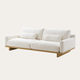 Sofa băng Mori Classic 2–3 chỗ màu trắng - góc nhìn bên