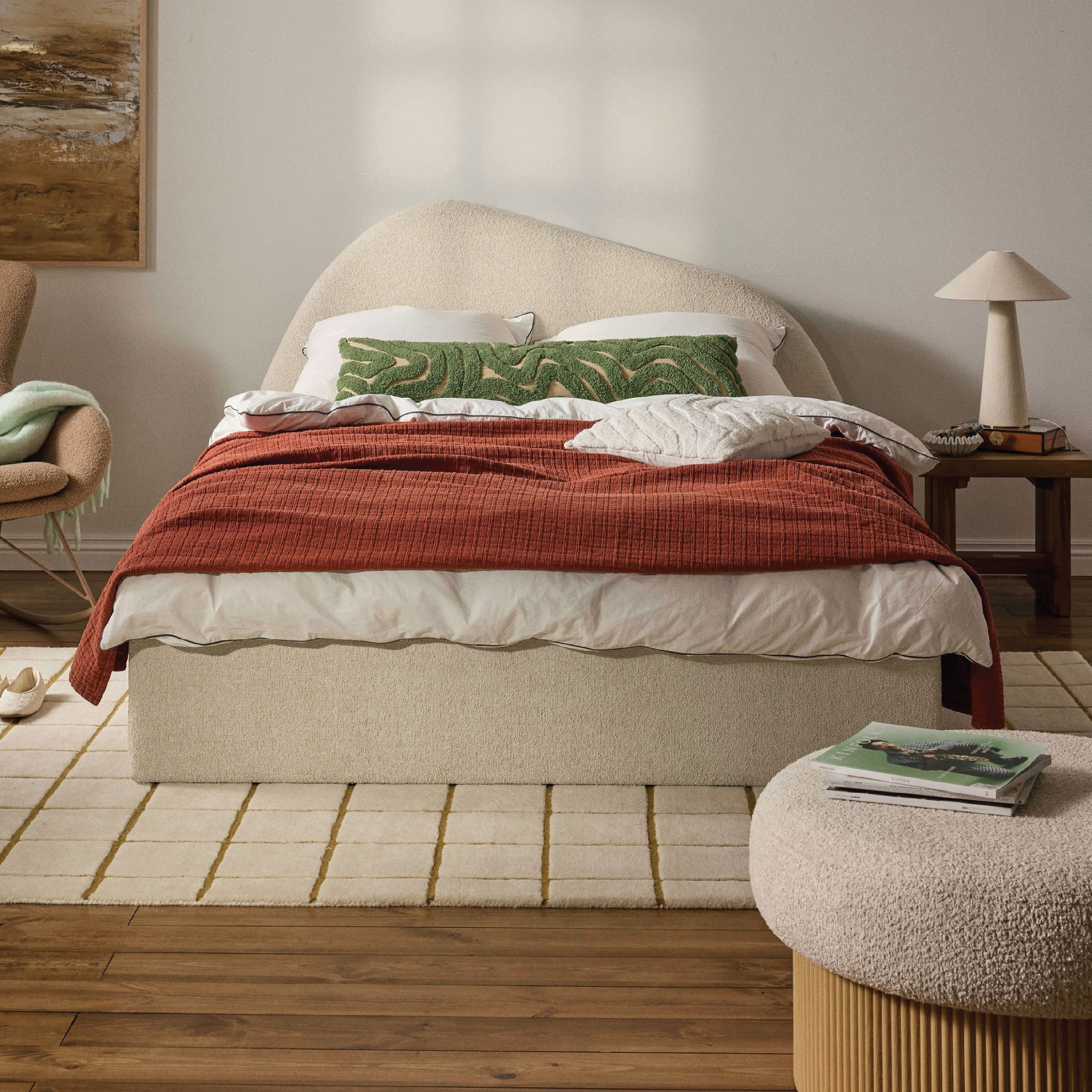  Giường bọc vải - Nomal 