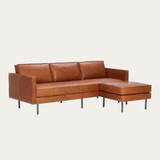 Sofa góc Norr 3–4 chỗ màu nâu bò - góc nhìn bên