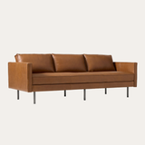 Sofa băng Norr 2–3 chỗ màu nâu bò - góc nhìn bên