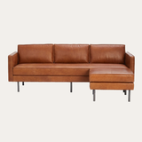 Sofa góc Norr 3–4 chỗ màu nâu bò - góc chính diện