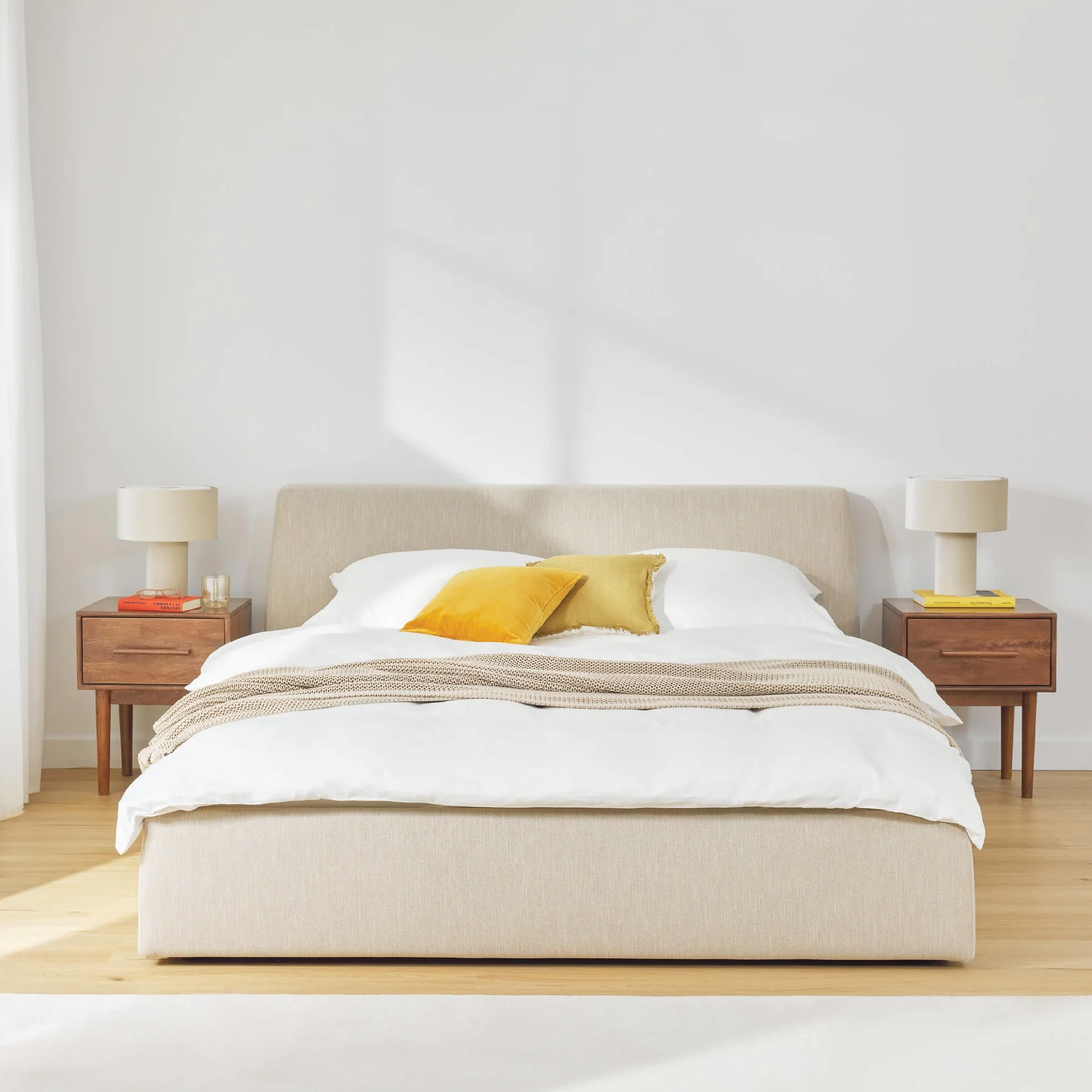  Giường bọc vải - Nuvia 