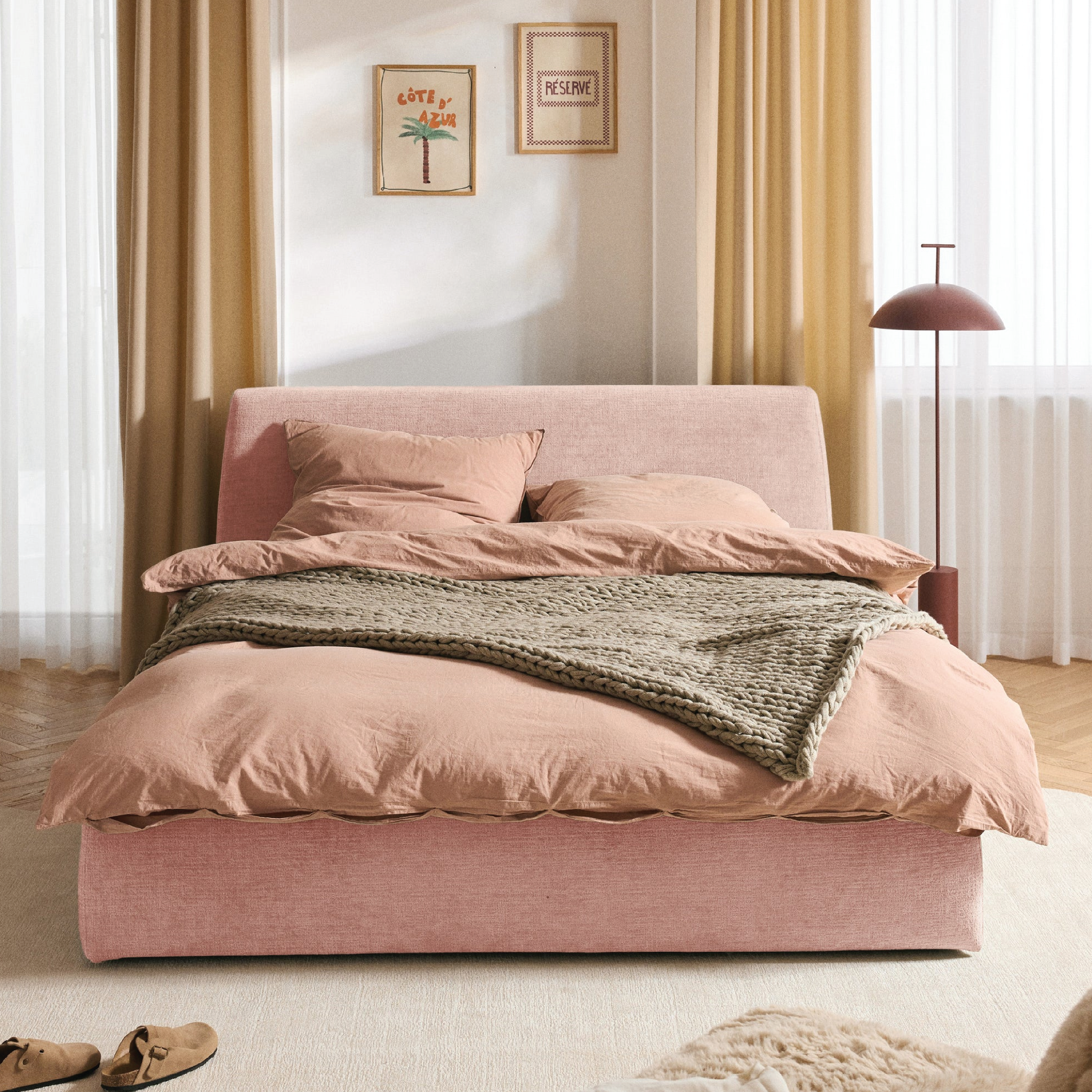  Giường bọc vải - Nuvia 