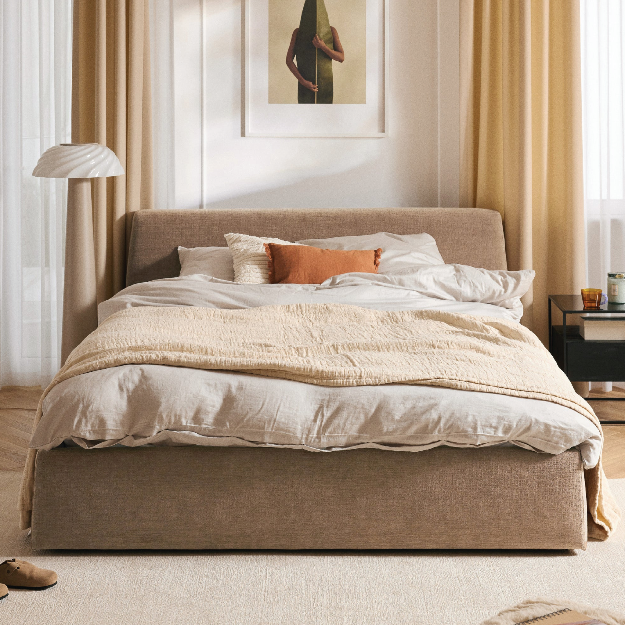  Giường bọc vải - Nuvia 