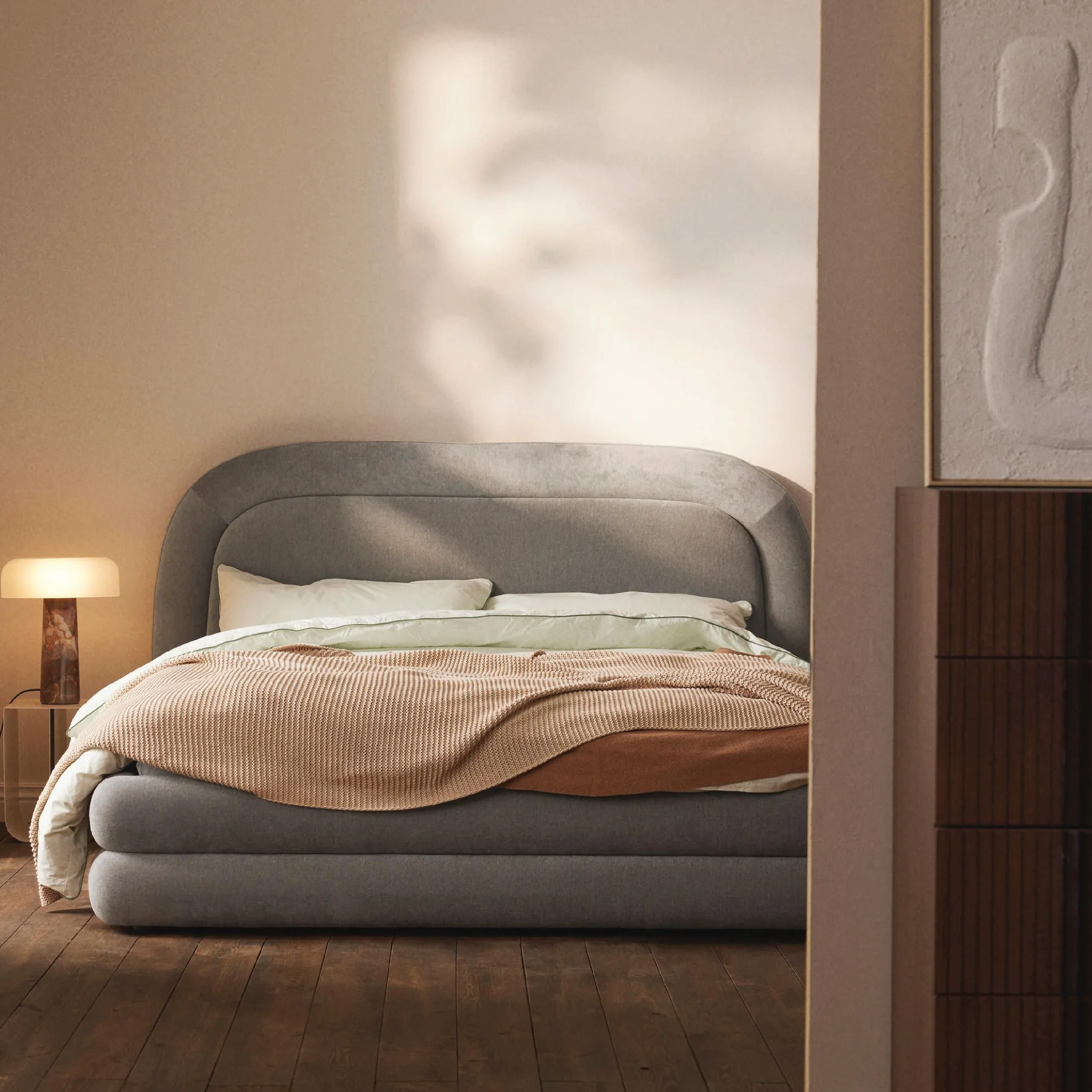  Giường bọc vải - Popie 