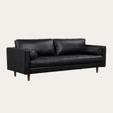 Sofa băng Scott 2–3 chỗ màu đen - góc chính diện