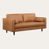 Sofa băng Scott 2–3 chỗ màu nâu bò - góc nhìn bên