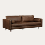 Sofa băng Scott 2–3 chỗ màu nâu gỗ - góc chính diện