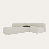 Sofa góc Selestia Comfort 3–4 chỗ màu cream - góc nhìn bên