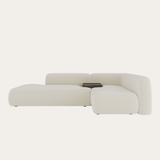 Sofa góc Selestia Comfort 3–4 chỗ màu cream - góc chính diện