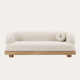 Sofa băng Kano 2–3 chỗ màu cream - góc chính diện