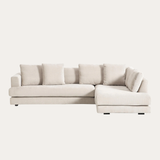 Sofa góc Tribeca Classic 3–4 chỗ màu be - góc chính diện