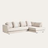 Sofa góc Tribeca Classic 3–4 chỗ màu be - góc nhìn bên