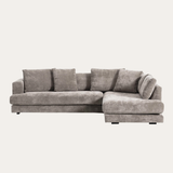 Sofa góc Tribeca Classic 3–4 chỗ màu xám - góc chính diện