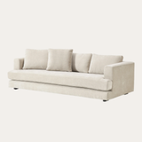 Sofa băng Tribeca Spacious 3–4 chỗ màu trắng - góc nhìn bên