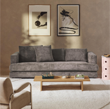 Sofa băng Tribeca Spacious 3–4 chỗ màu xám - góc phối cảnh
