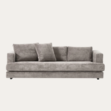 Sofa băng Tribeca Spacious 3–4 chỗ màu xám - góc chính diện
