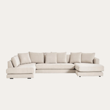 Sofa góc Tribeca Trio 3 module màu be nhạt - góc chính diện