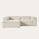 Sofa góc Wish Duo 2 module màu be - góc chính diện