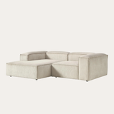 Sofa góc Wish Duo 2 module màu be - góc nhìn bên