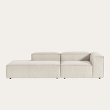 Sofa băng Wish Duo Open 2 module màu be - góc chính diện