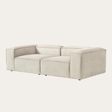 Sofa băng Wish Duo 2 module màu be - góc nhìn bên