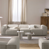 Sofa băng Wish Trio 3–4 chỗ màu xám be - góc phối cảnh