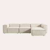 Sofa góc Wish Trio 3 module màu be - góc chính diện