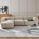Sofa góc Wish Trio 3 module màu trắng kem - góc phối cảnh