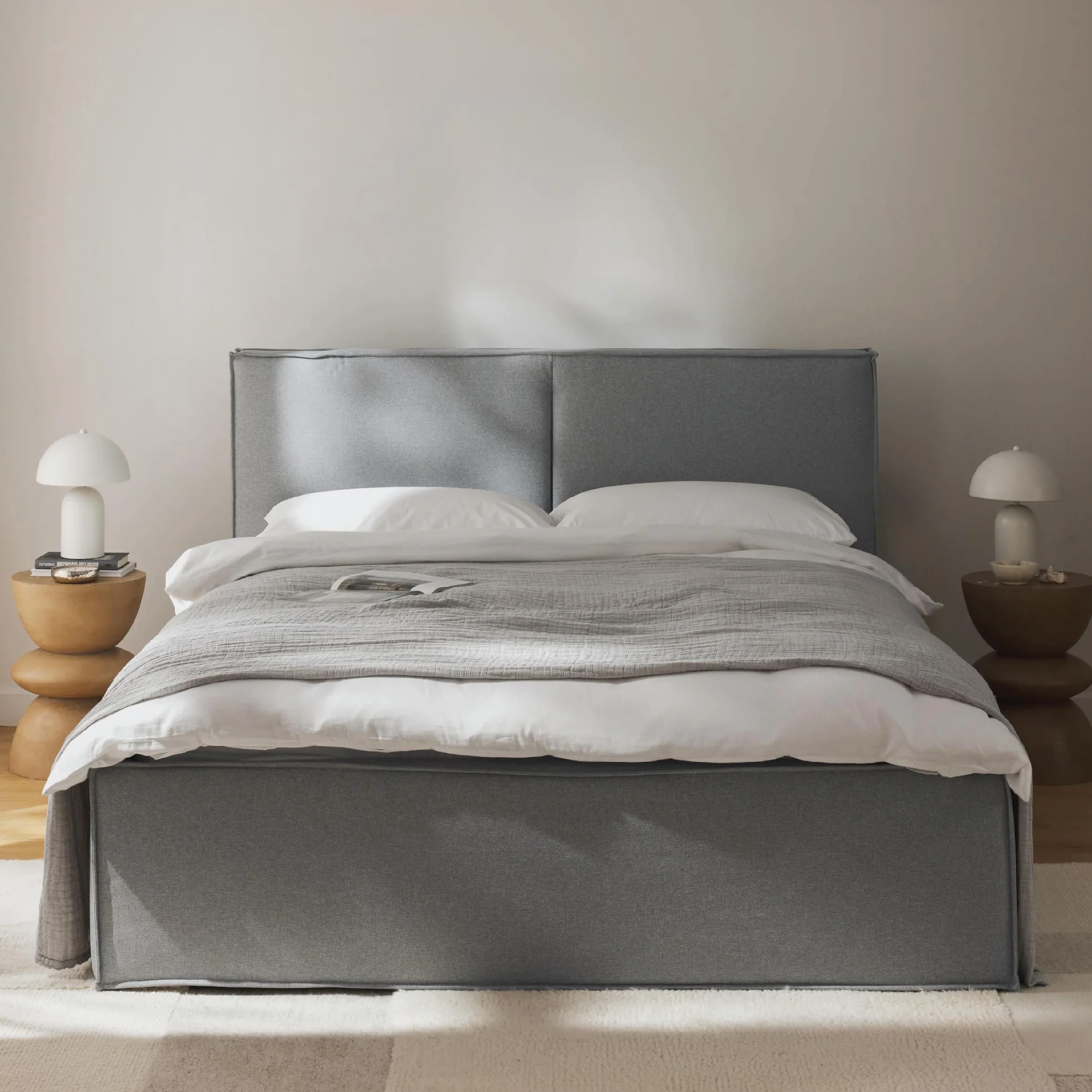  Giường bọc vải - Wish 