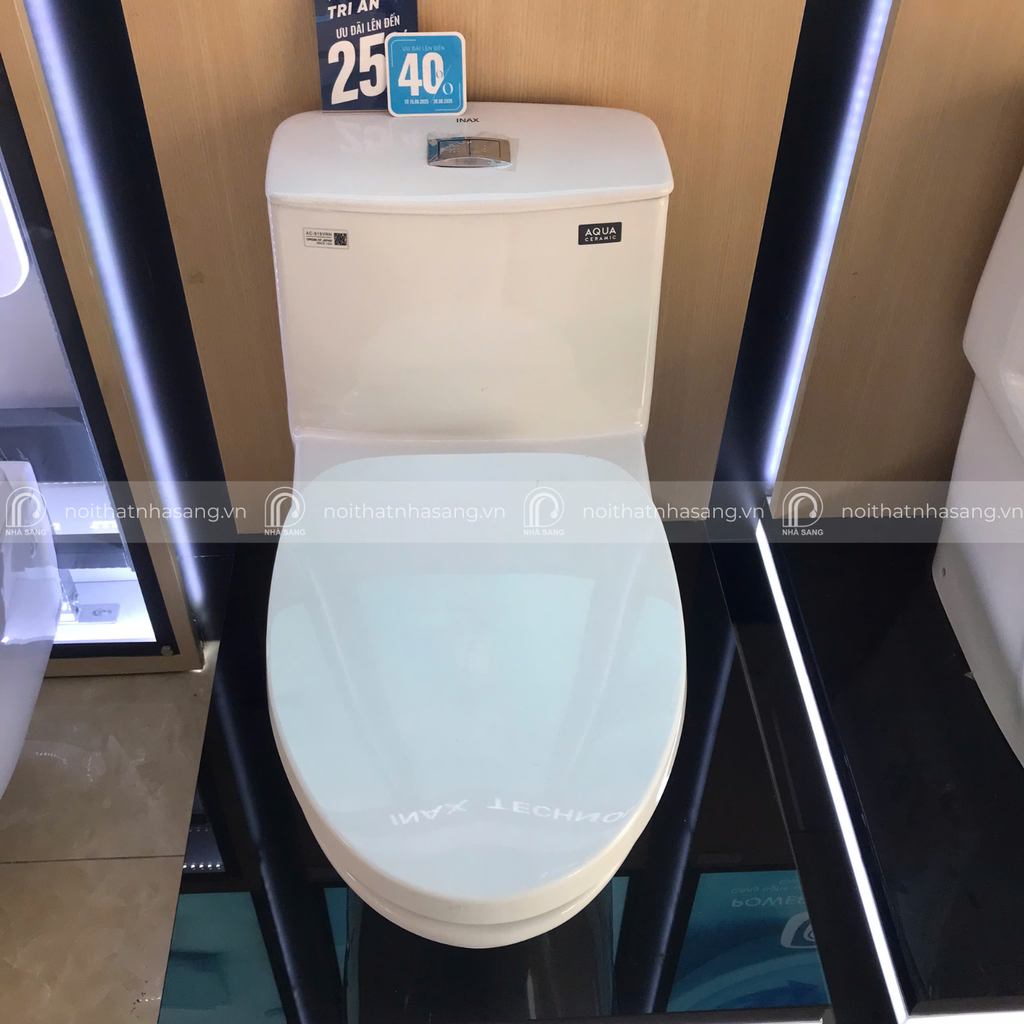 Bồn Cầu INAX AC-919VRN (AC919VRN) 1 khối Aqua Ceramic