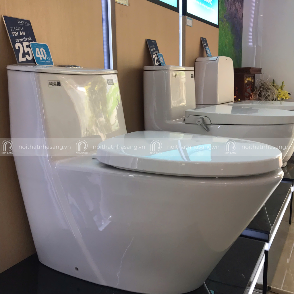 Bồn Cầu INAX AC-919VRN (AC919VRN) 1 khối Aqua Ceramic