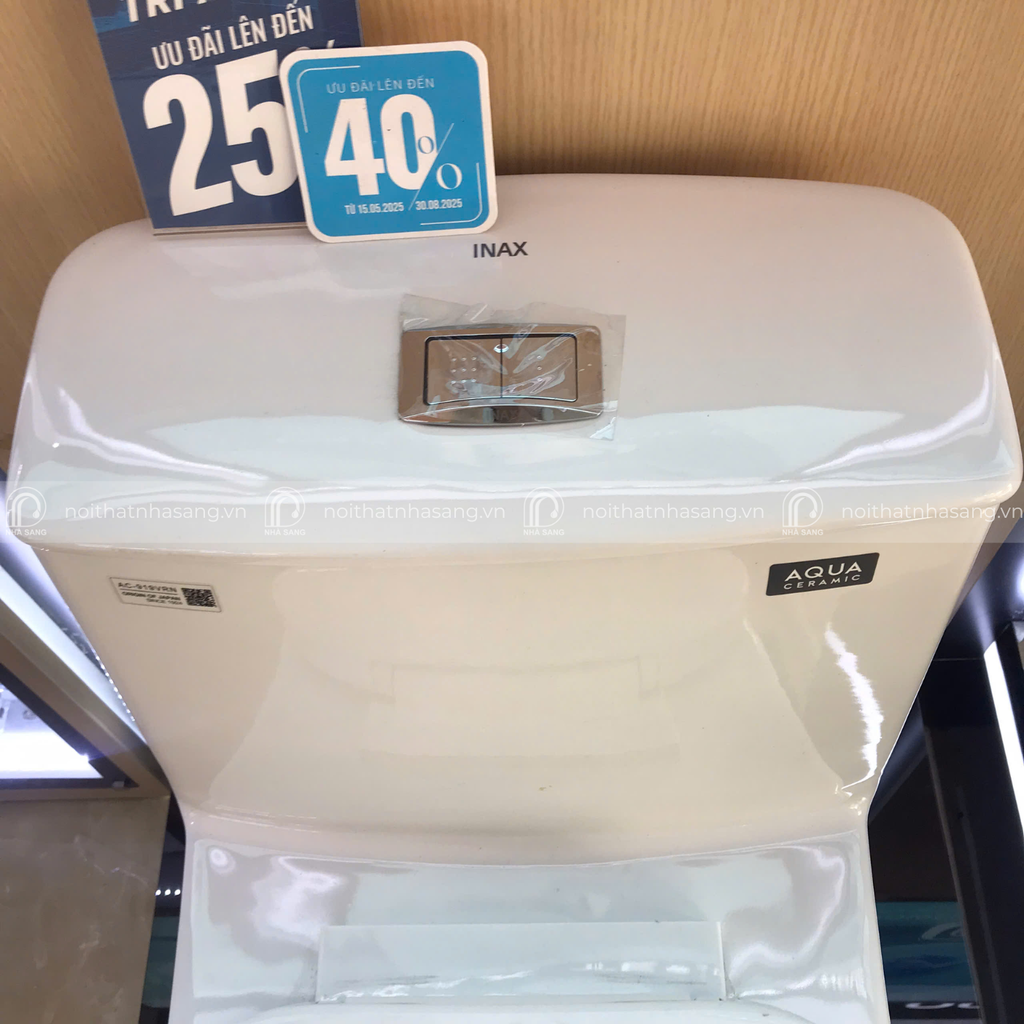 Bồn Cầu INAX AC-919VRN (AC919VRN) 1 khối Aqua Ceramic