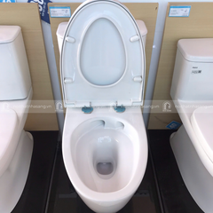 Bồn Cầu INAX 602VN (AC602VN) 2 Khối Xả Nhấn Aqua Ceramic