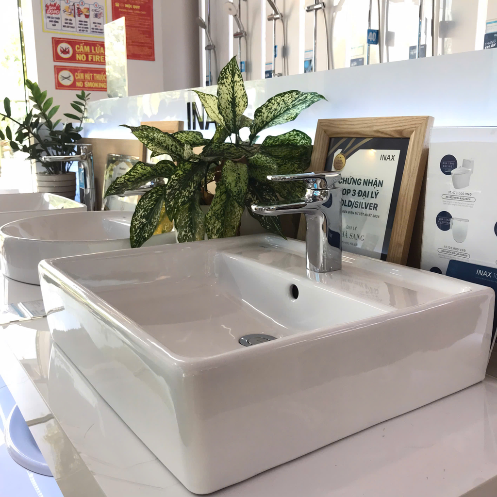 Chậu Rửa Lavabo Đặt Bàn INAX AL-293VFC 1 Lỗ