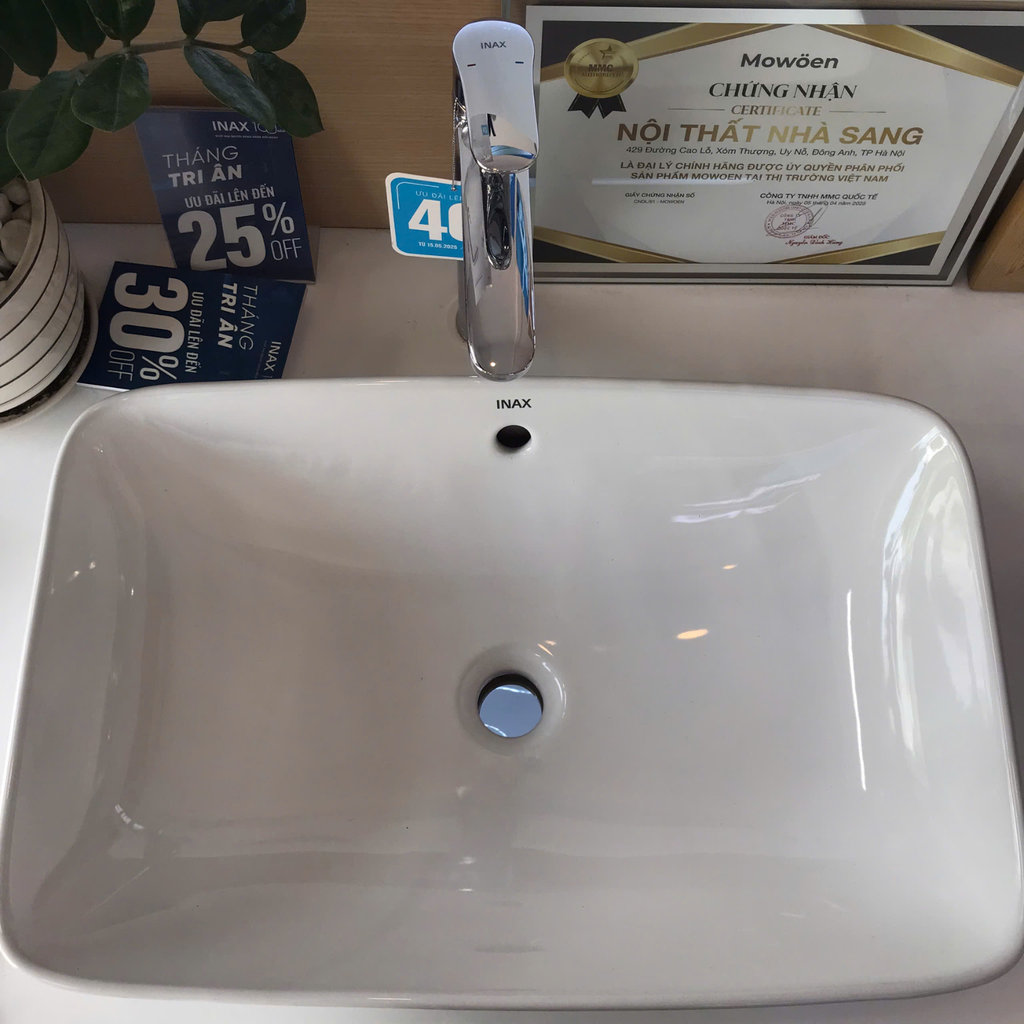 Chậu Rửa Lavabo Đặt Bàn INAX AL-299V