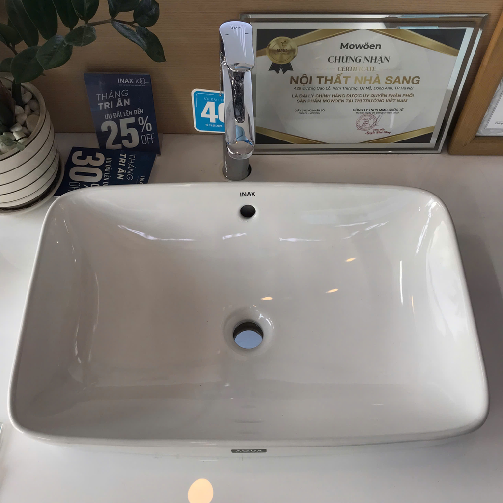 Chậu Rửa Lavabo Đặt Bàn INAX AL-299V