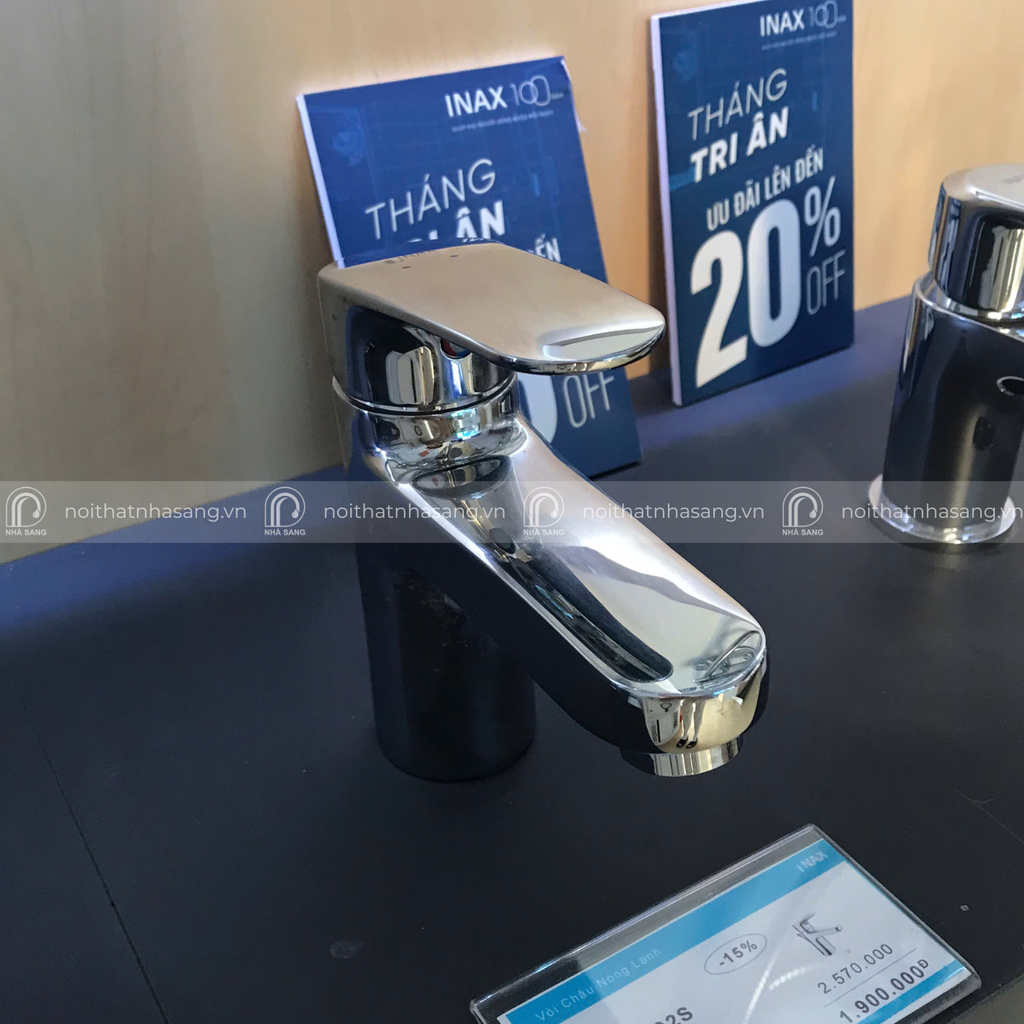 Vòi Chậu Lavabo Inax LFV-2002S Nóng Lạnh