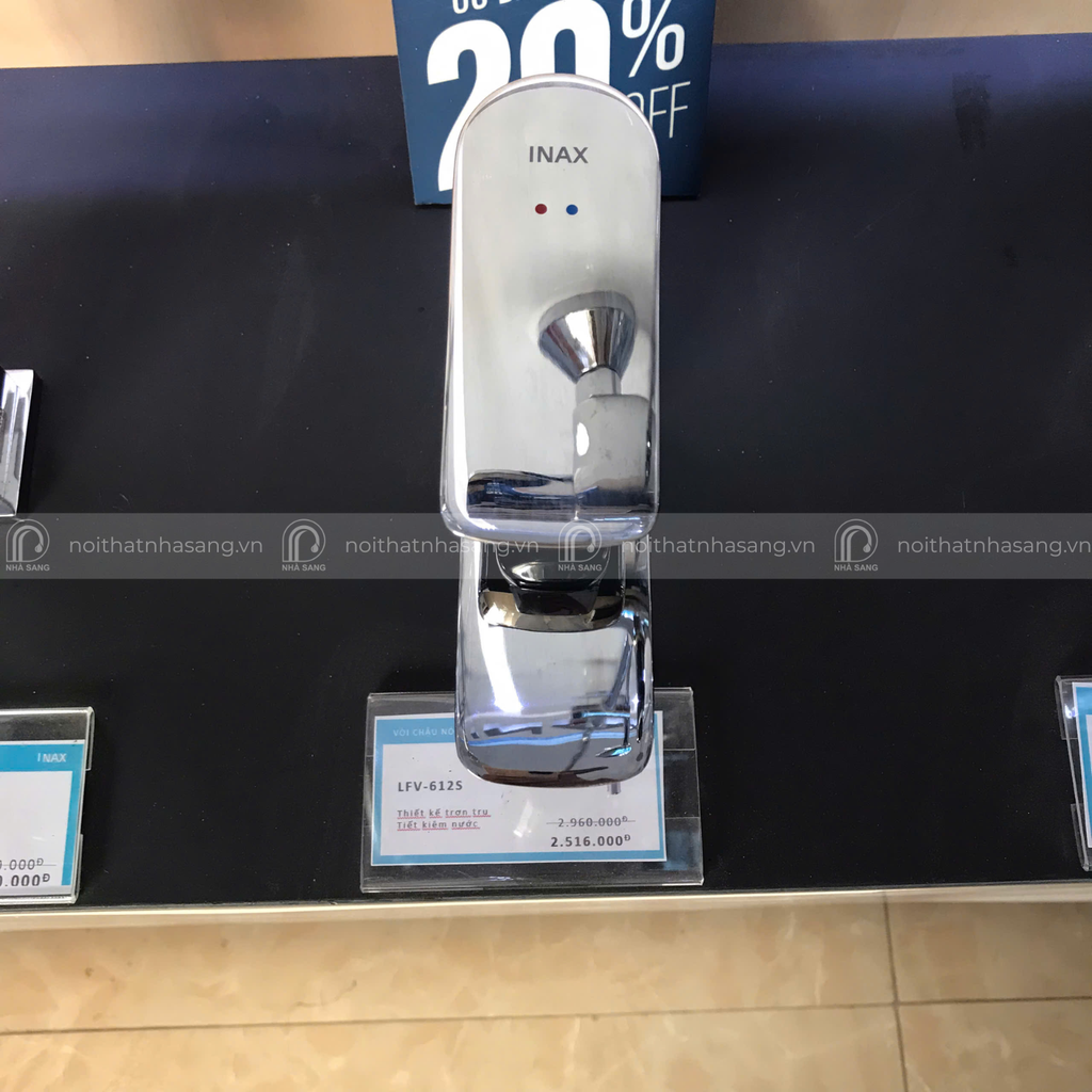 Vòi Rửa Mặt Lavabo INAX LFV-612S Nóng Lạnh