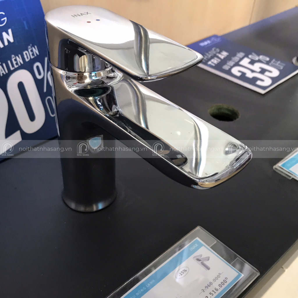Vòi Rửa Mặt Lavabo INAX LFV-612S Nóng Lạnh