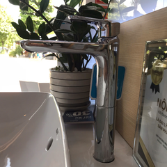 Vòi Lavabo Thân Cao Inax LFV-1402SH Nóng Lạnh