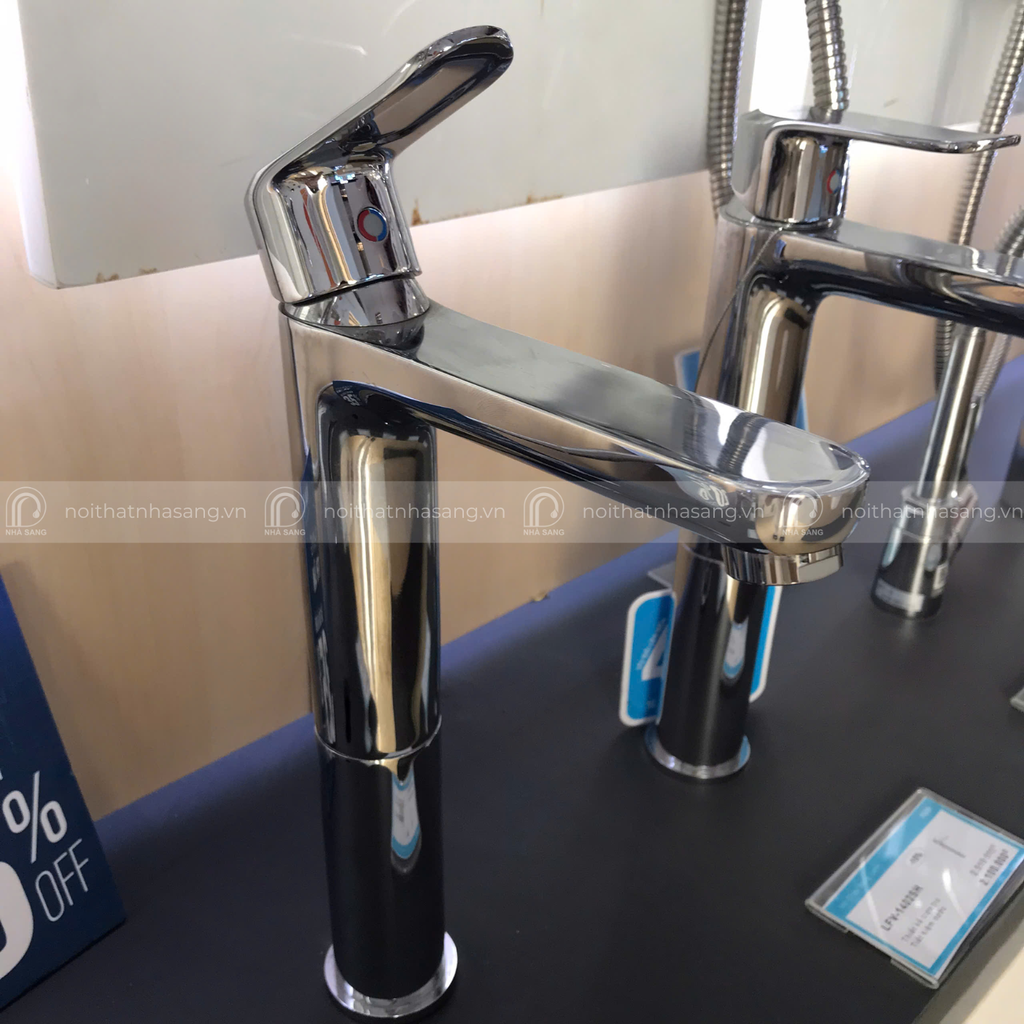 Vòi Lavabo Nóng Lạnh INAX LFV-2012SH Thân Cao