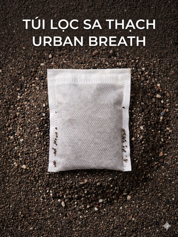  Túi Lọc Sa Thạch Nhiệt Luyện URBAN BREATH Áo Nha Đam - Chống Thối Rễ, Trung Hòa Axit Cho Hoa Lan set 15 túi lọc 